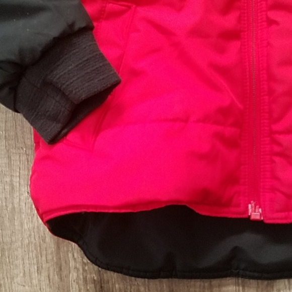 adidas Boys Red & Black Reversible Jacket 5 - Picture 3 of 12